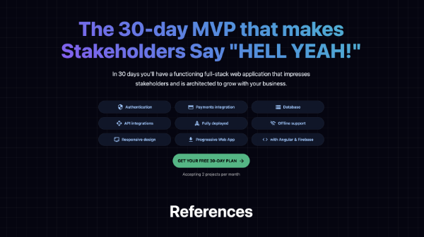 30-day MVP